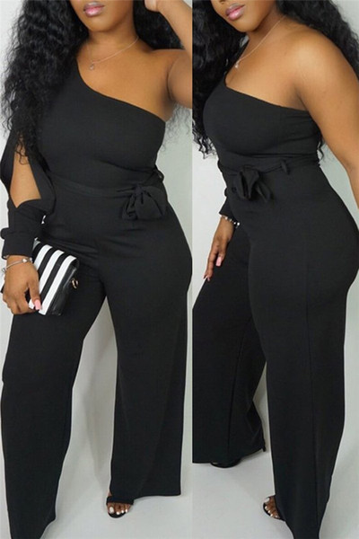 Salopetă lungă de damă elegantă Model Slim în cinci culori