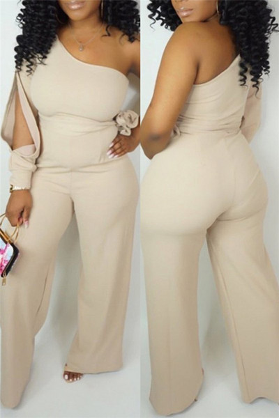 Salopetă lungă de damă elegantă Model Slim în cinci culori