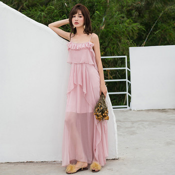 Rochie moderna de dama in roz