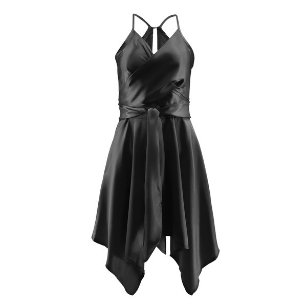 Rochie de dama model asimetric cu decolteu adanc in mai multe culori