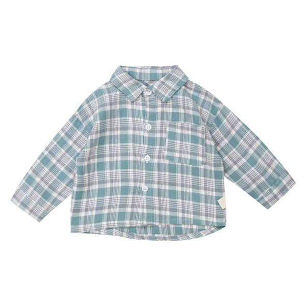 Cămașă pentru copii în carouri pentru băieți în două culori