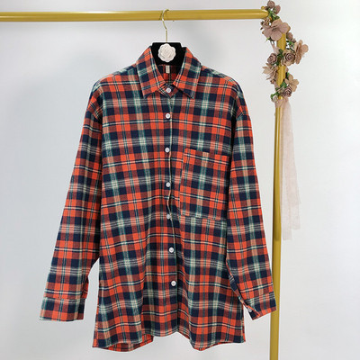 Cămașă în carouri pentru femei - două culori