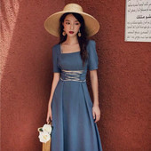 Rochie moderna de dama lunga in mai multe culori