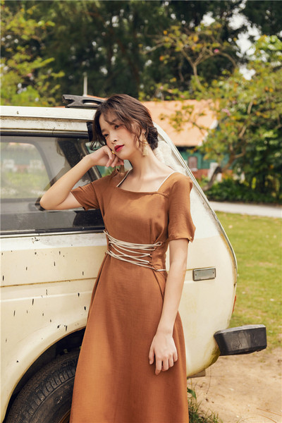 Rochie moderna de dama lunga in mai multe culori