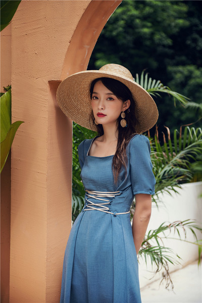 Rochie moderna de dama lunga in mai multe culori