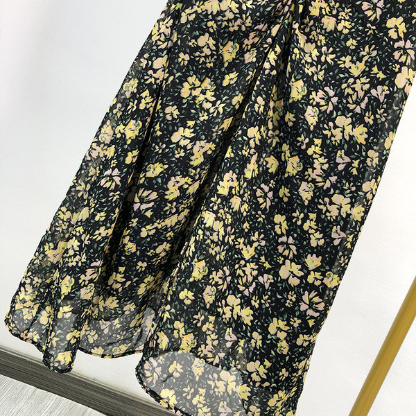 Rochie de dama din sifon cu umerii goi