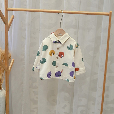 Camasa moderna pentru copii cu buline model nou pentru baieti