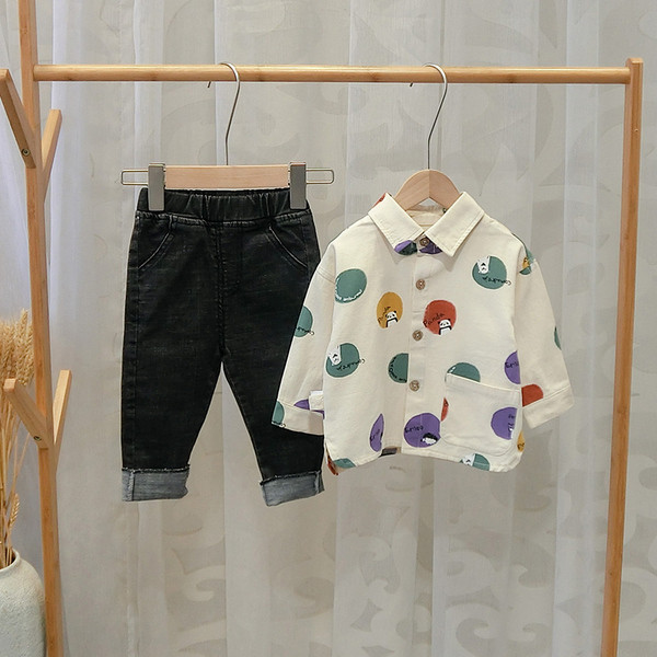 Camasa moderna pentru copii cu buline model nou pentru baieti