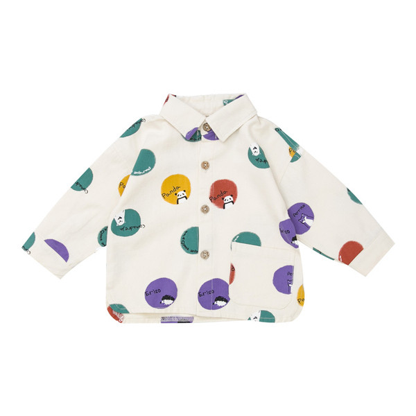 Camasa moderna pentru copii cu buline model nou pentru baieti