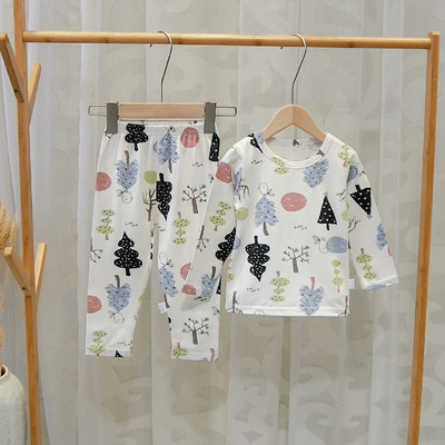 Model nou de pijamale pentru copii in doua parti pentru baieti - mai multe culori