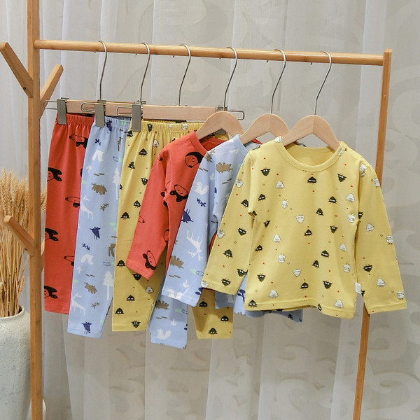 Нов модел детска пижама от две части за момчета - няколко цвята