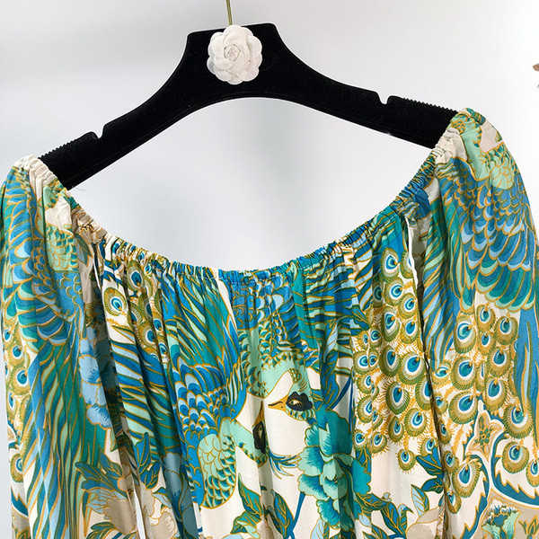 Női blúz csupasz váll - széles modell