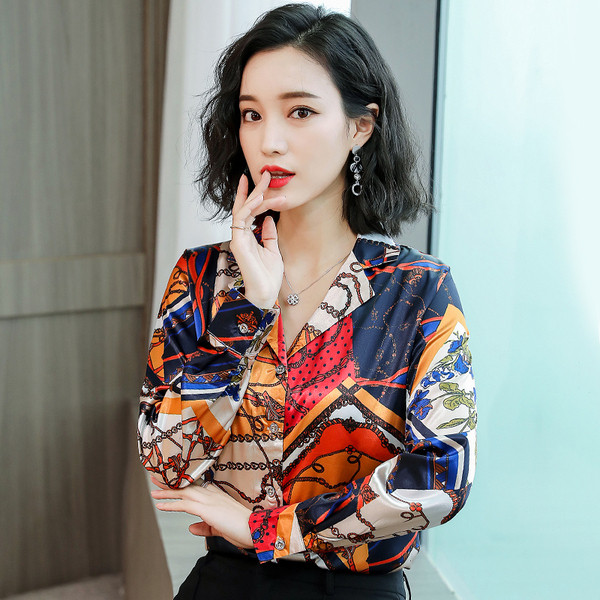 Stílusos női ing hosszú ujjal - két színben