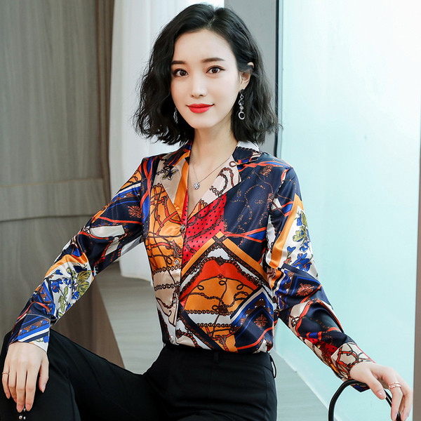 Stílusos női ing hosszú ujjal - két színben