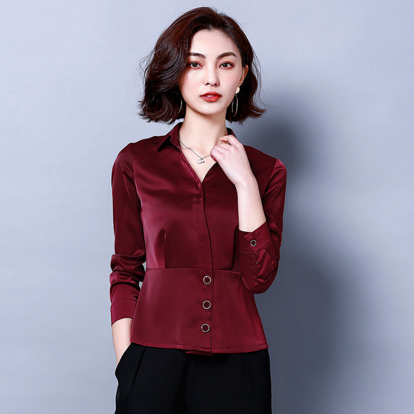 Camasa de dama model nou in patru culori cu nasturi