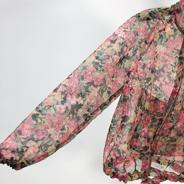 Jachetă subțire de primăvară-toamnă cu legături în talie și fermoar