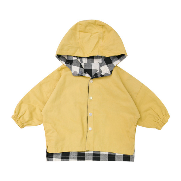 Új modell mindennapi gyerekkabát fiúknak gombokkal