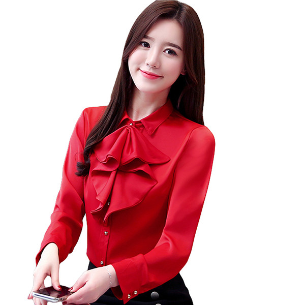 Stílusos női ing négy színben, hosszú ujjakkal és gombokkal