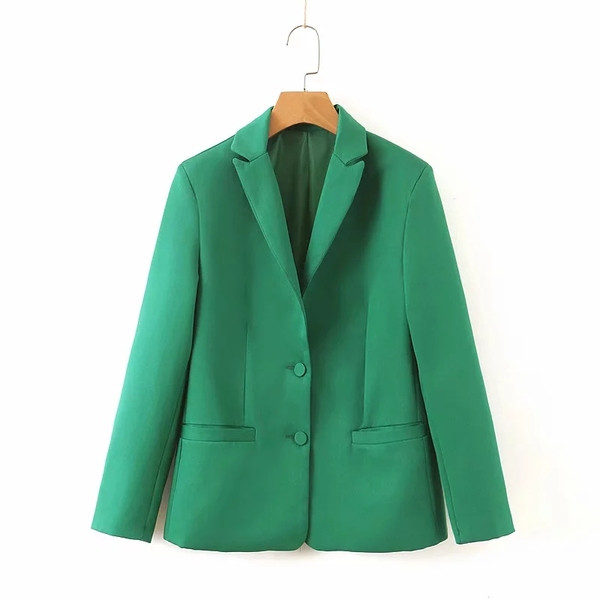 Geaca de dama model clasic in rosu si verde