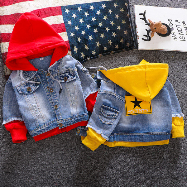 Új modell gyerek farmer dzseki - két színben fiúknak