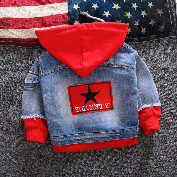 Új modell gyerek farmer dzseki - két színben fiúknak