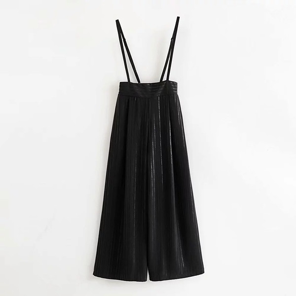 Női nadrág - széles modell piros és fekete színben