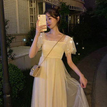 Rochie casual de dama cu maneci scurte in doua culori