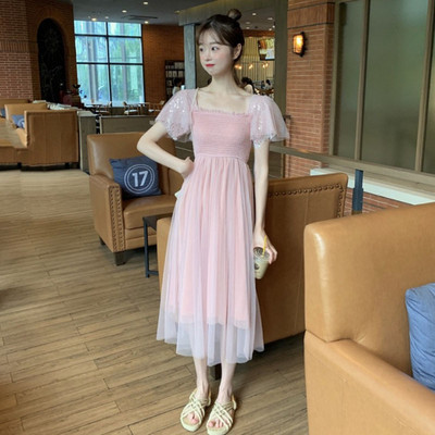 Rochie casual de dama cu maneci scurte in doua culori