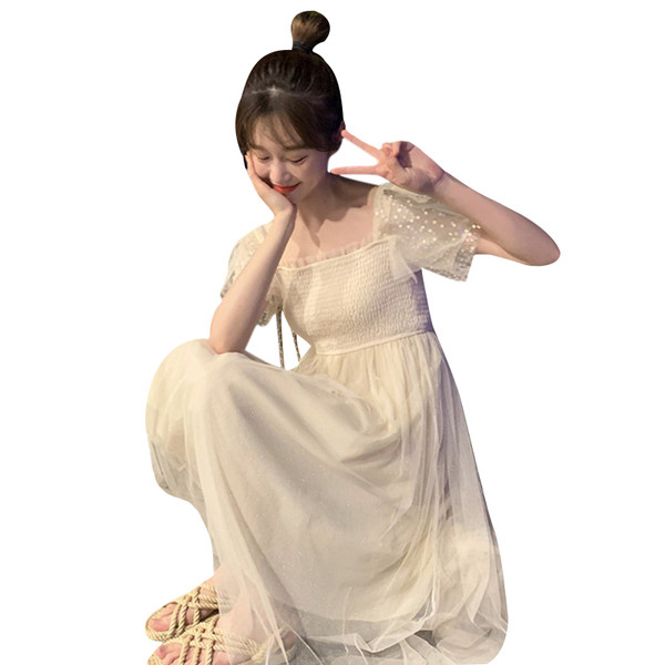 Rochie casual de dama cu maneci scurte in doua culori