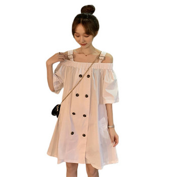 Rochie casual dama - model drept in doua culori