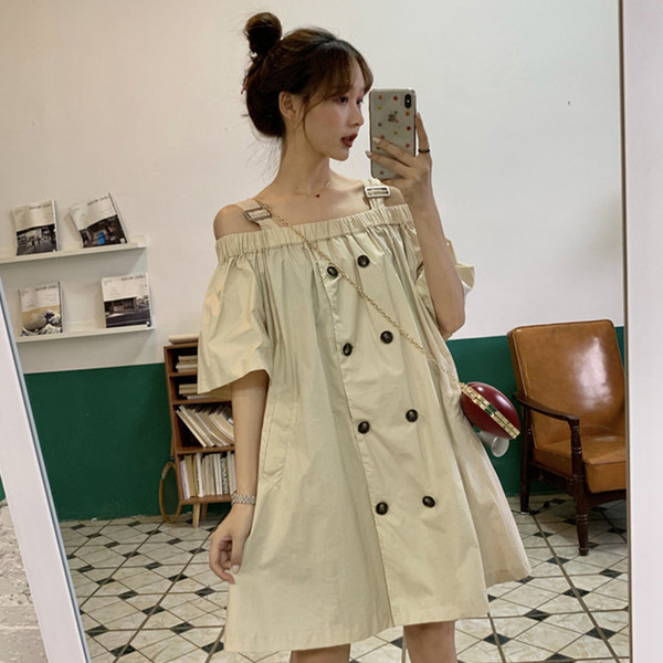 Rochie casual dama - model drept in doua culori