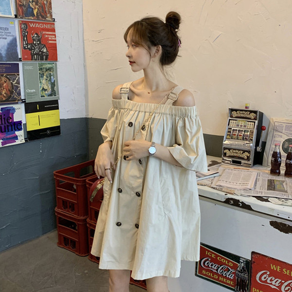 Rochie casual dama - model drept in doua culori