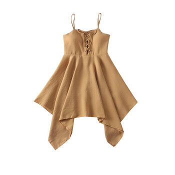 Új modell női aszimmetrikus ruha pántokkal - többféle színben