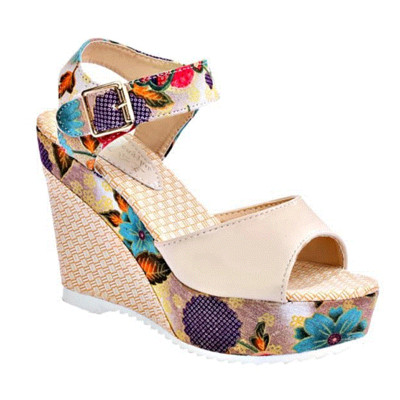 Modern női platformszandál különböző színekben