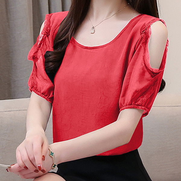 Bluza de dama in trei culori cu cravate si decolteu in V