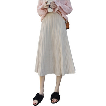 Stílusos redőzött női szoknya - többféle színben