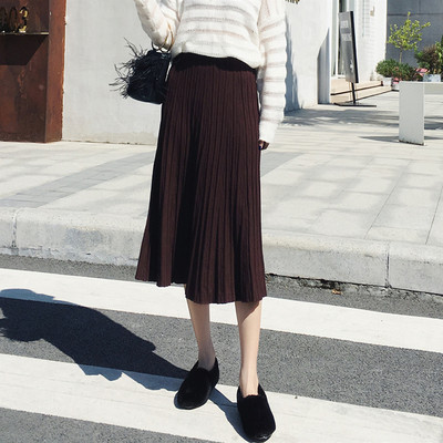 Stílusos redőzött női szoknya - többféle színben