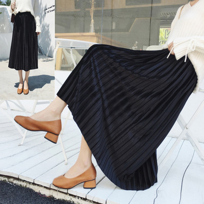 Fusta plisata dama actuala - mai multe culori