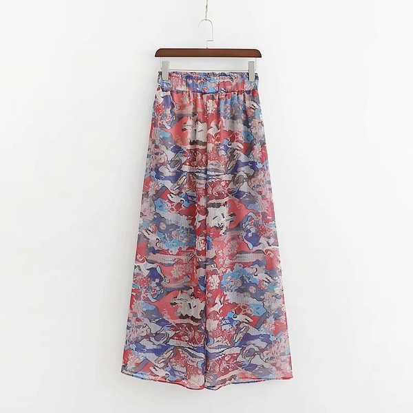 Pantaloni casual dama cu talie elastica