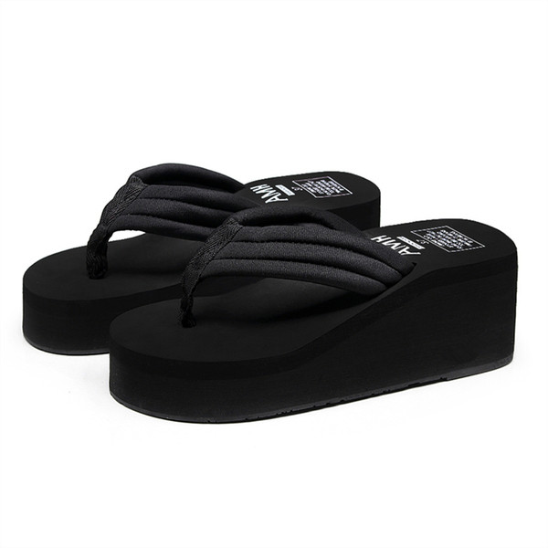 Papuci de dama model uni cu platforma in diferite culori