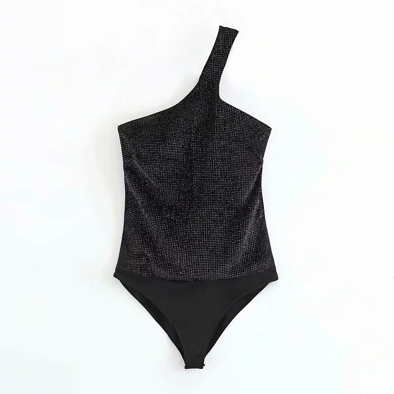 Corp de dama cu curea cu efect stralucitor