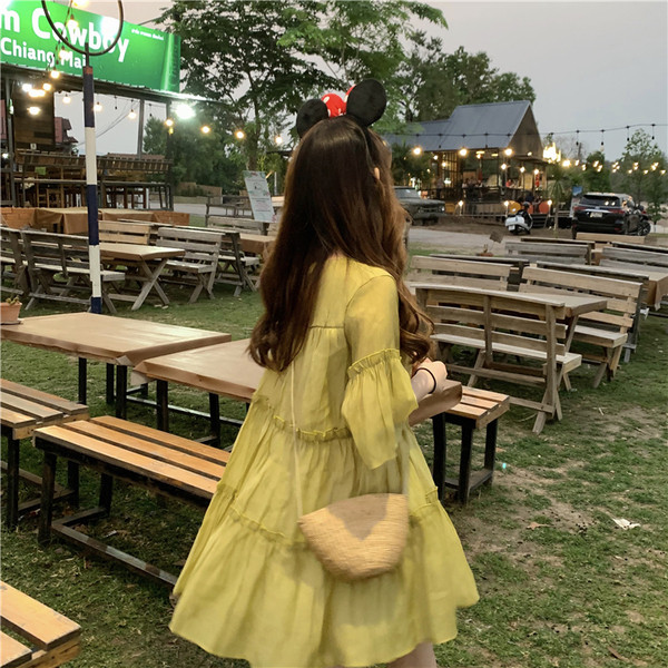 Rochie casual dama - model croiat in alb si verde