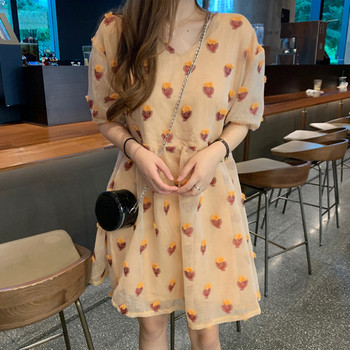 Rochie scurta casual de dama in doua culori