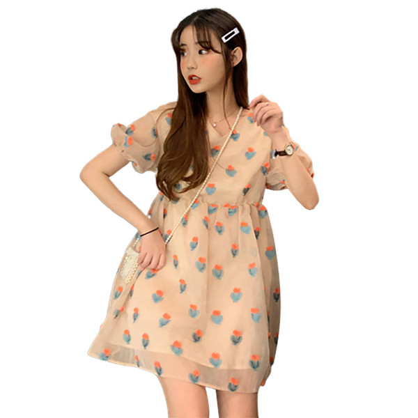 Rochie scurta casual de dama in doua culori