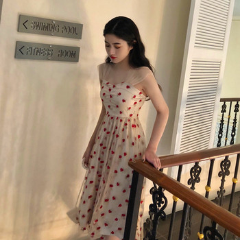 Rochie moderna de dama lunga cu talie inalta - model croiat