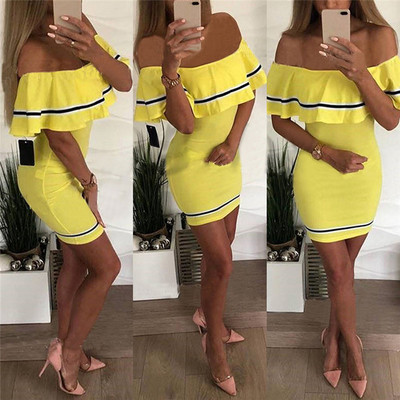 Rochie scurta dama casual in trei culori