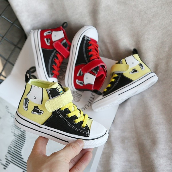 Tenisi casual pentru copii in doua culori pentru baieti