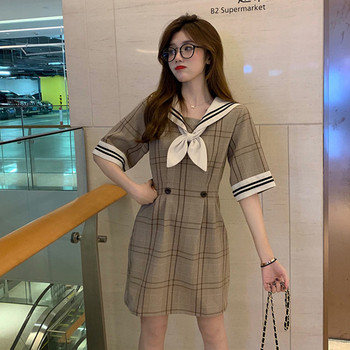 Rochie casual dama in carouri