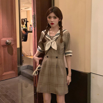 Rochie casual dama in carouri