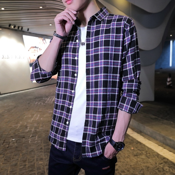 Lezser férfi hosszú ujjú ing három színben